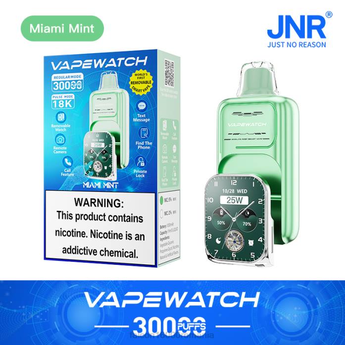 JNR ceas vape - JNR vape pods miami mint 486V8