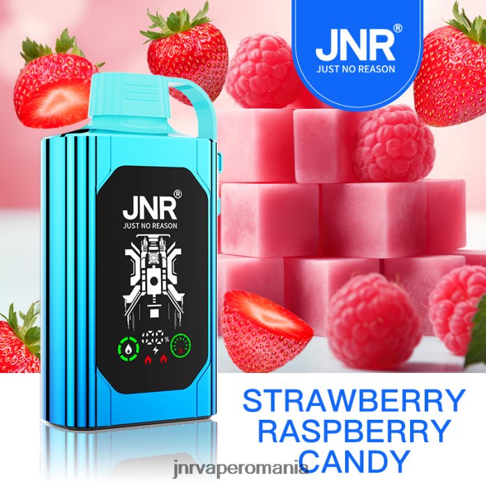 JNR SHISHA cutie JNR vape Romania - bomboane de căpșuni și zmeură PL826V82