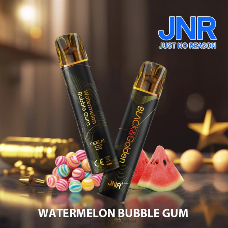 JNR vape flavours - jnr black & gloden gumă de mestecat pepene verde X058J287