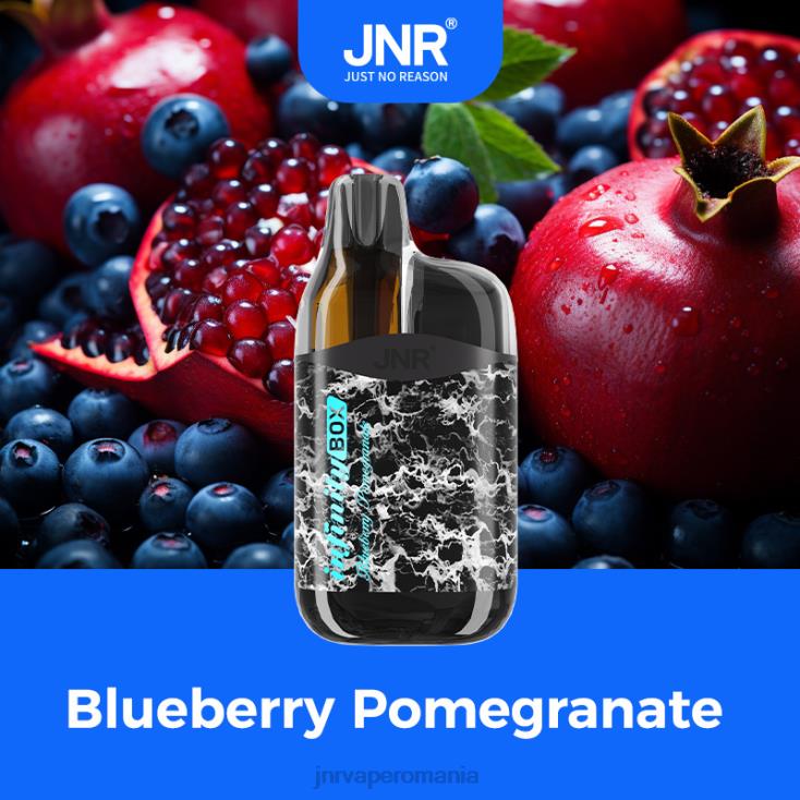 JNR vape nicotine content - JNR Infinity cutie rodie afine X058J79