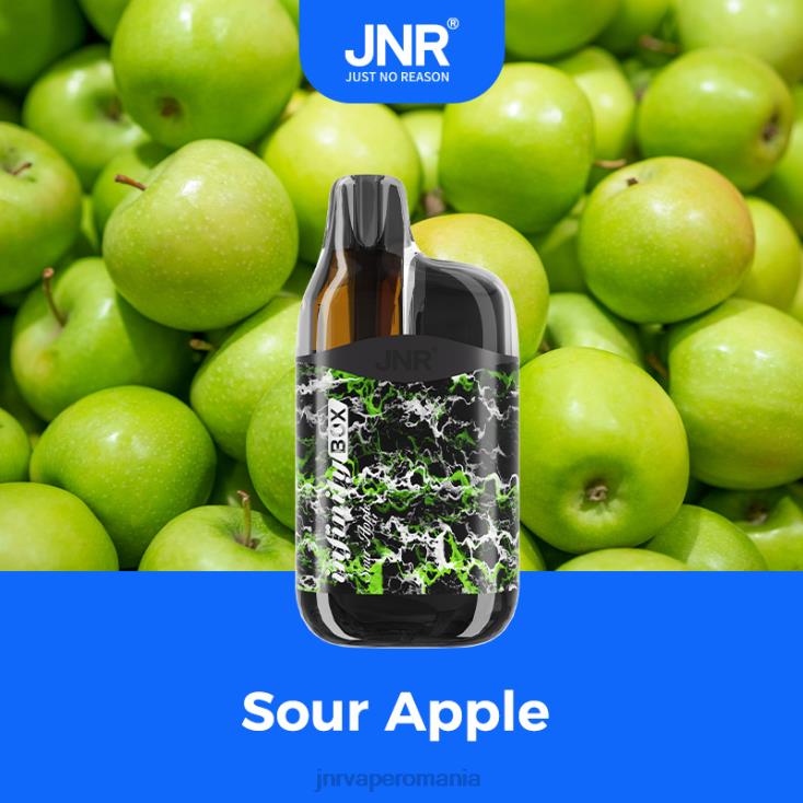 JNR vape review - JNR Infinity cutie măr acru X058J94