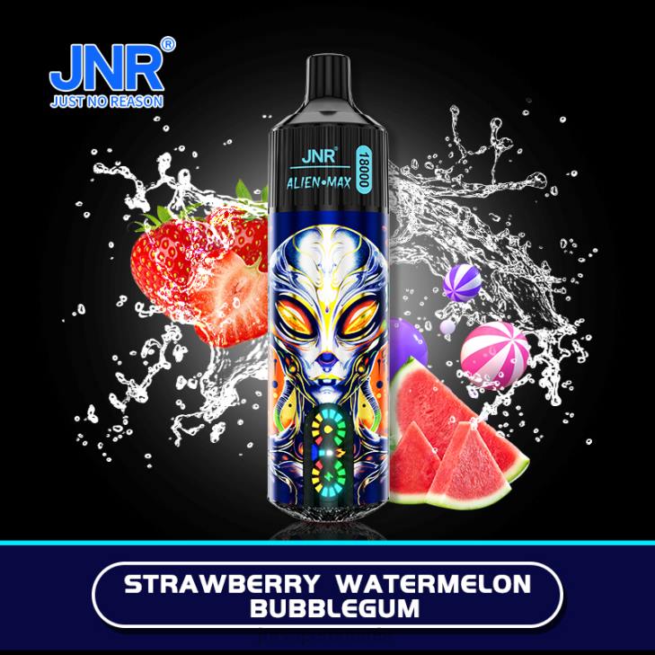 JNR vape flavours - JNR ALIEN max gumă de căpșuni pepene verde JR6H24