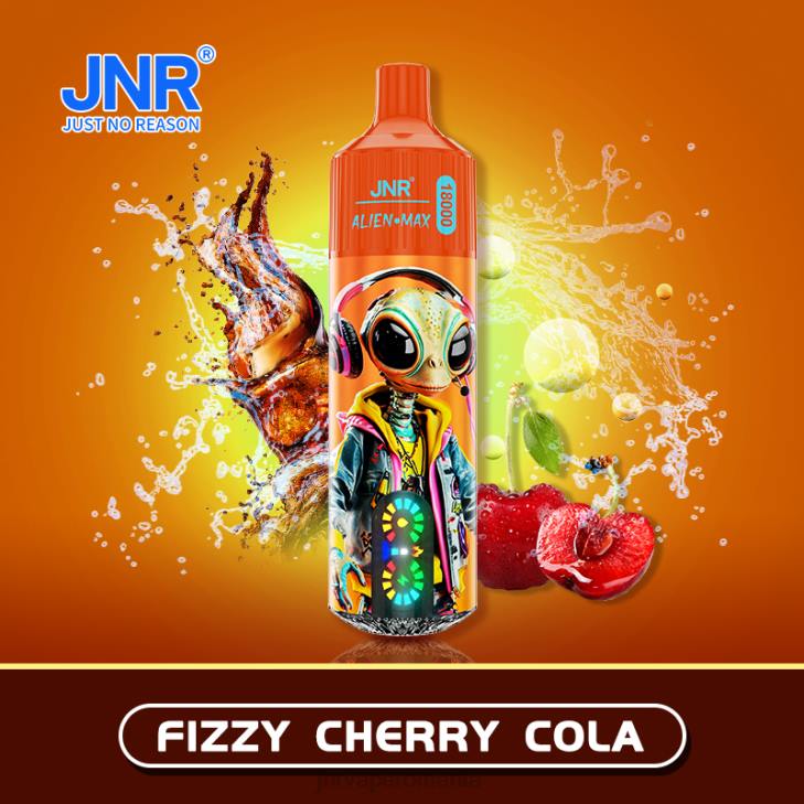 JNR vapes factory - JNR ALIEN max cola gazoasă cu cireșe JR6H36