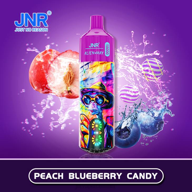 JNR vapes website - JNR ALIEN max bomboane de afine de piersici JR6H38