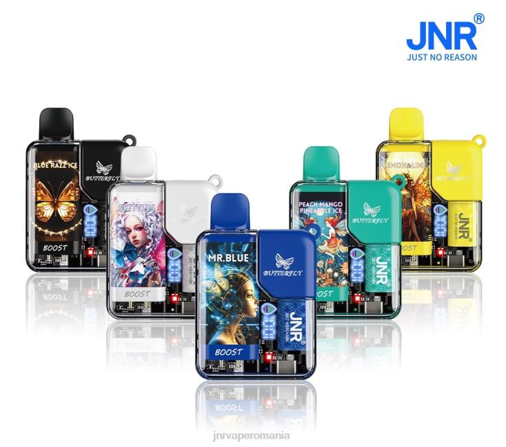 JNR vape nicotine content - jnr fluture gheață albastră X058J59