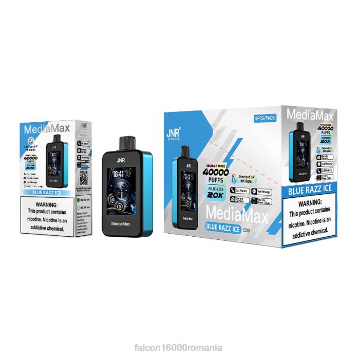 JNR MediaMax 40k puf - JNR vape Romania gheață albastră 486V21