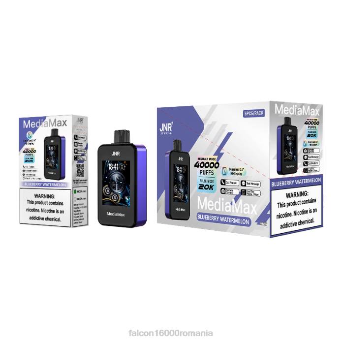 JNR MediaMax 40k puf - JNR vape bucharest pepene verde afine 486V12